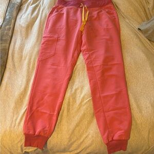 Figs hot pink zamora jogger pant